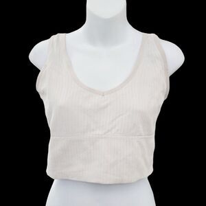 3/$20 Y2K Plain White Crop Top Size: XL